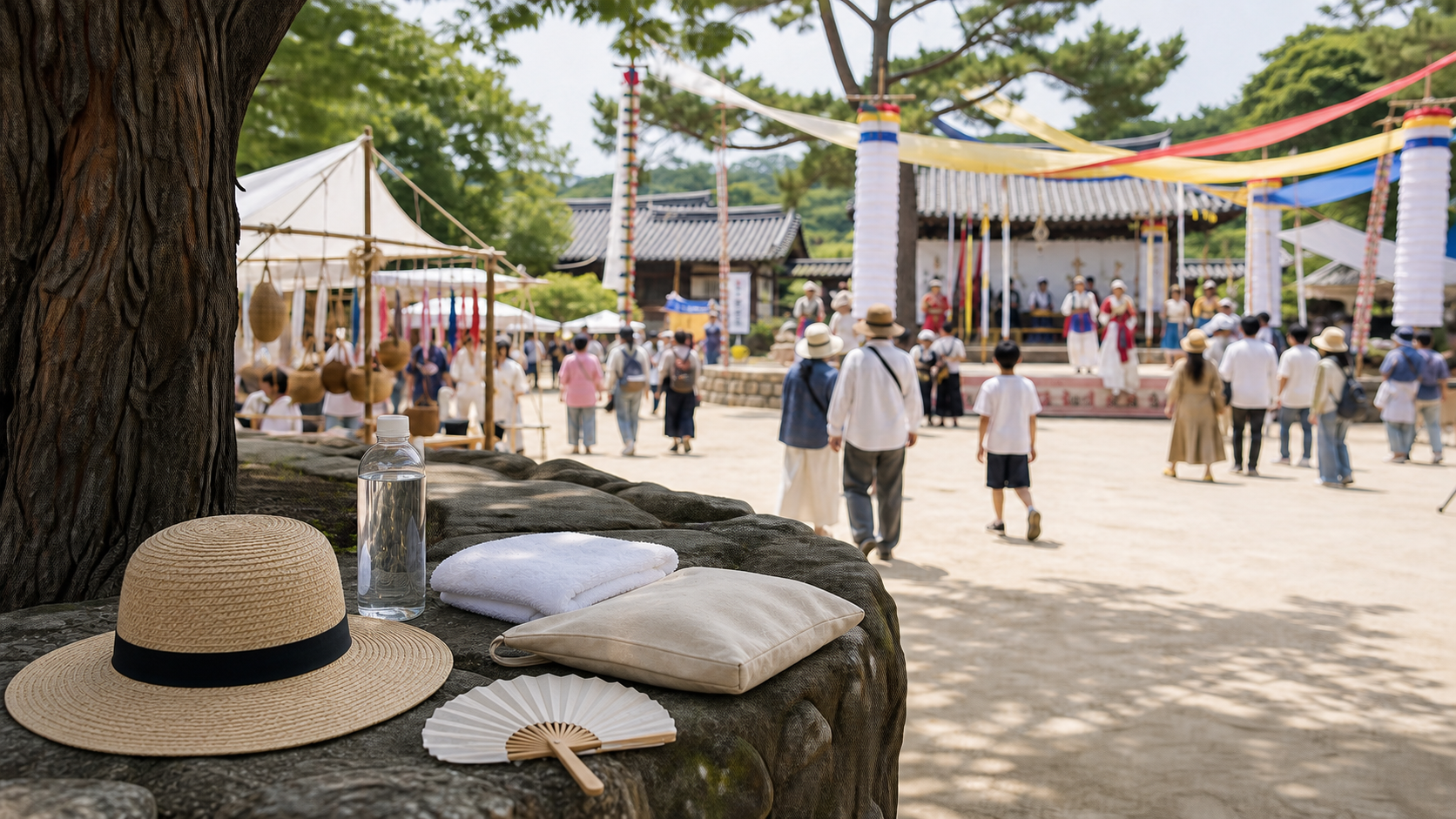 강릉단오제 전통 축제장 분위기의 대표 이미지