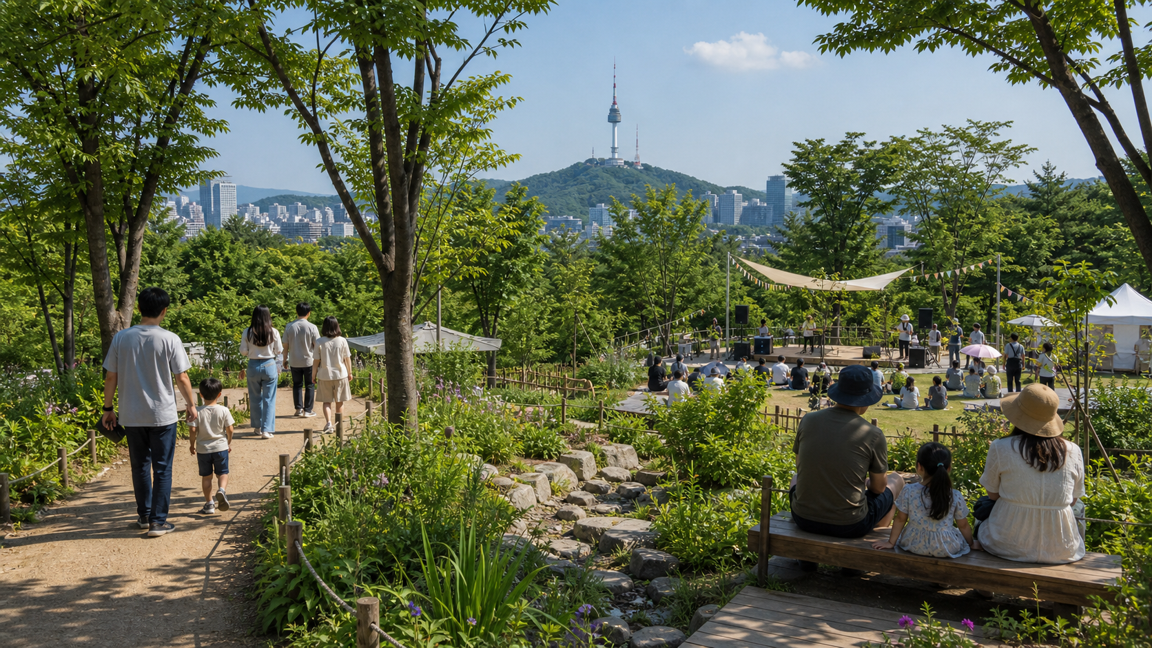 남산 한국숲정원과 여름 숲길 축제 대표 이미지