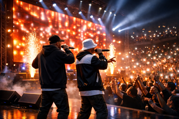 쇼미12 결승 무대 현장